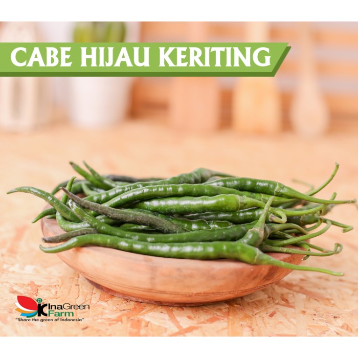 

Inagreen Farm Bandung Cabe Keriting Hijau