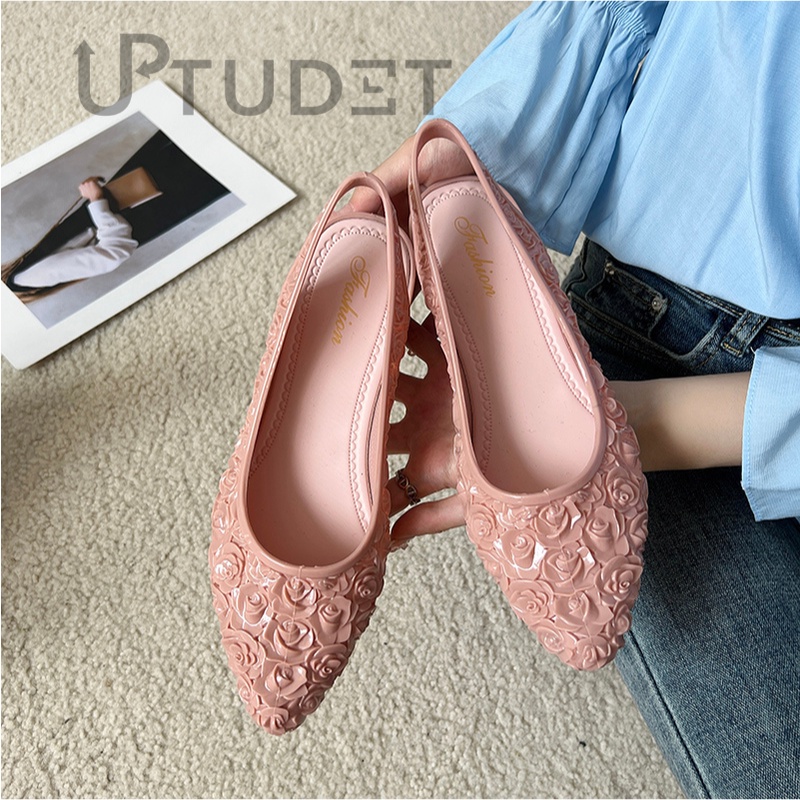 Sepatu Fashion Flat Shoes Wanita Rose Sepatu Sandal 899