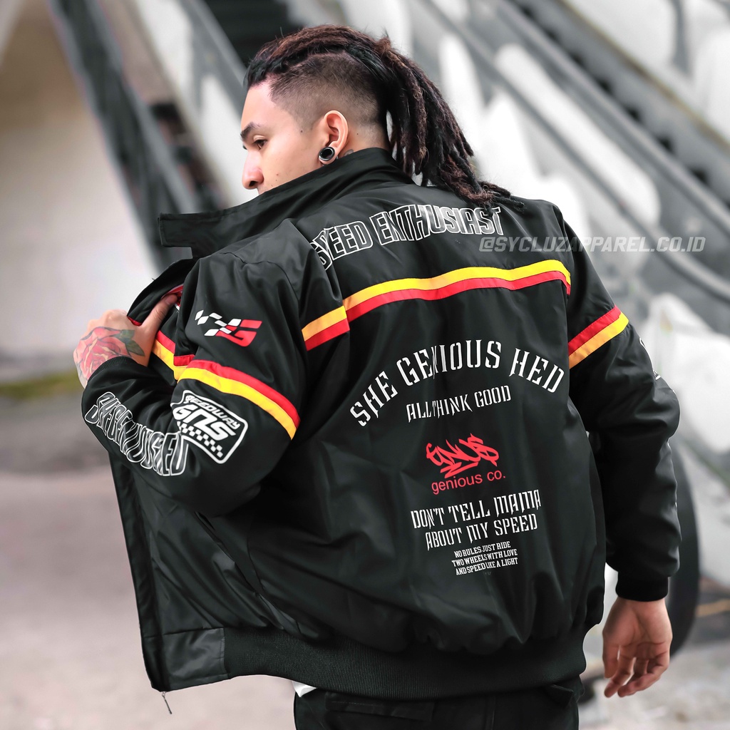 Sycluzapparel | Jaket Nascar Racing Vintage Pria Distro Original Jacket Outdoor Windproof | Jaket Mo