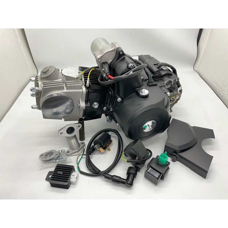 Mesin Motor 4 Tak 110cc Matic Electric Starter untuk Minimoto Gokart Drift Trike