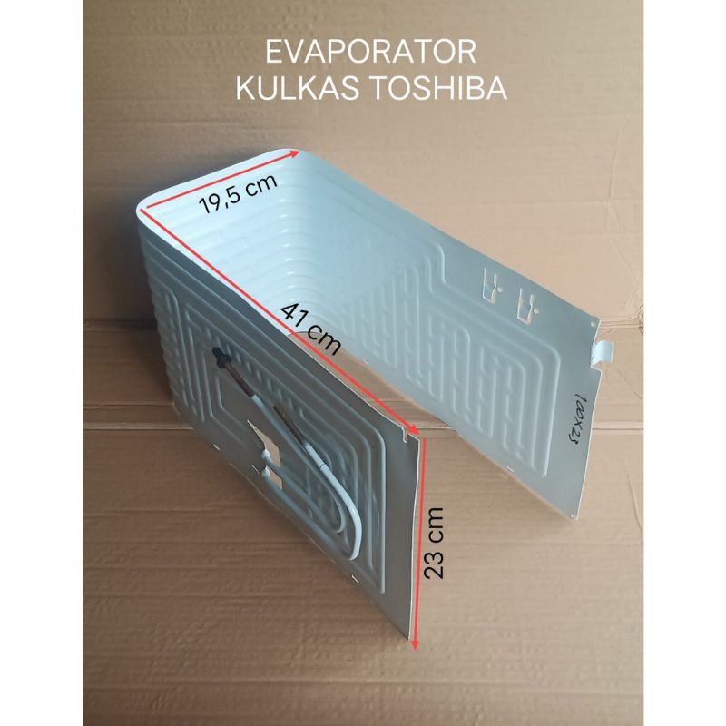 evaporator kulkas 1pintu Toshiba 100x23cm original