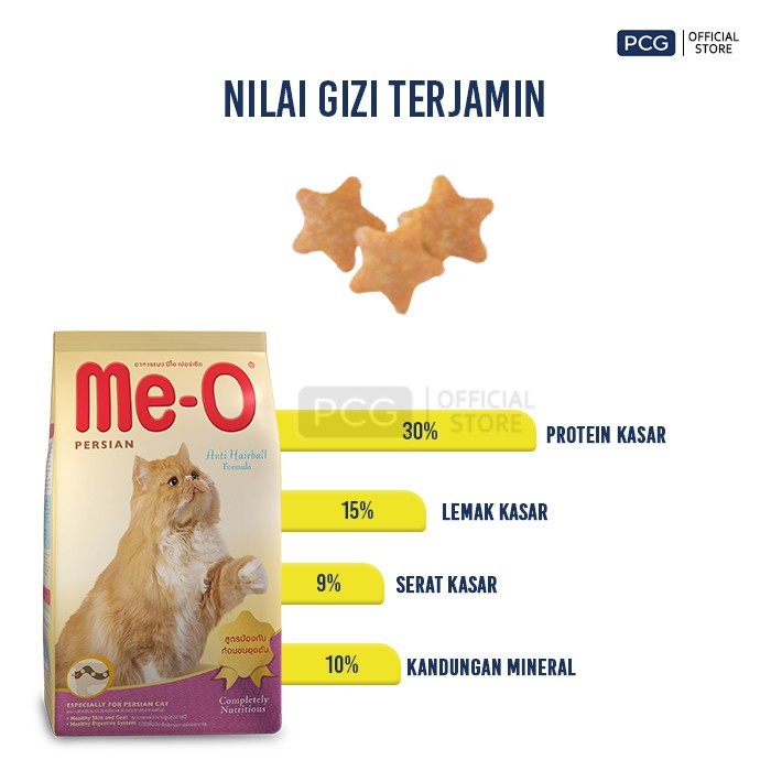 MeO Dry Persian Cat Food 6.8 kg me-o makanan kucing persia - kargo