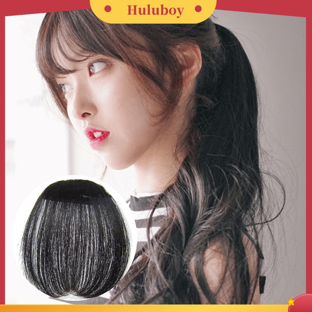 Wig Poni Ekstensi Rambut Pendek Bahan Serat Suhu Tinggi Ultra Tipis Untuk Wanita