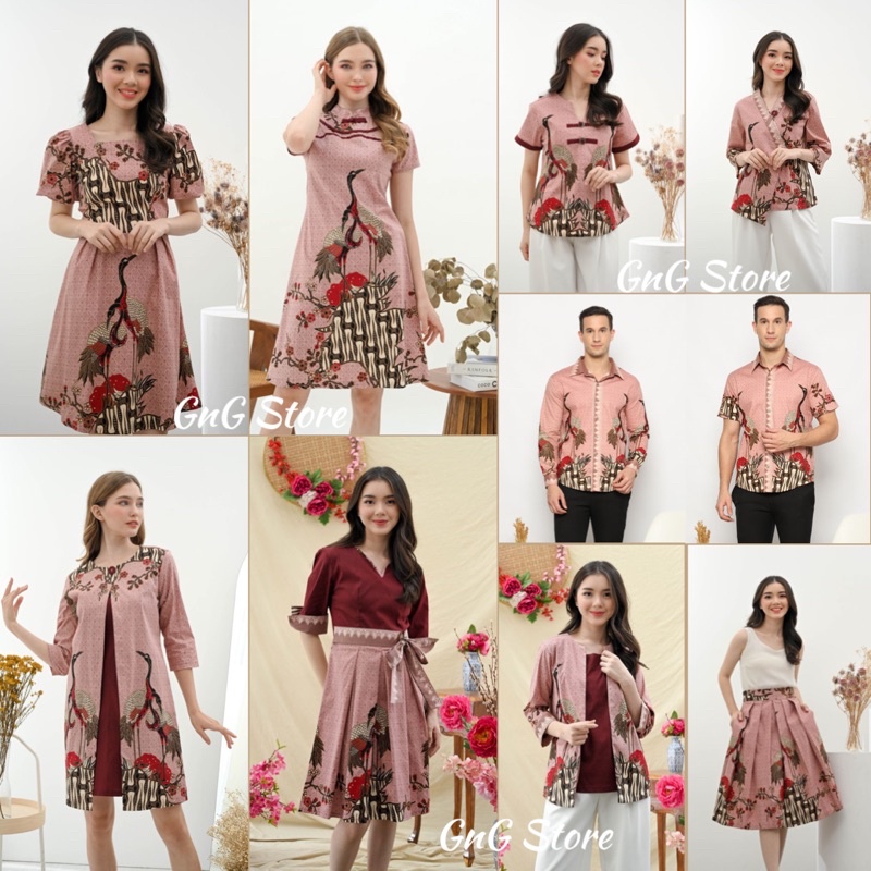 JCO Series/ Couple Batik/ Seragam Batik/ Batik Pria/ Batik Wanita/ Batik Pasangan/ Batik Jumbo