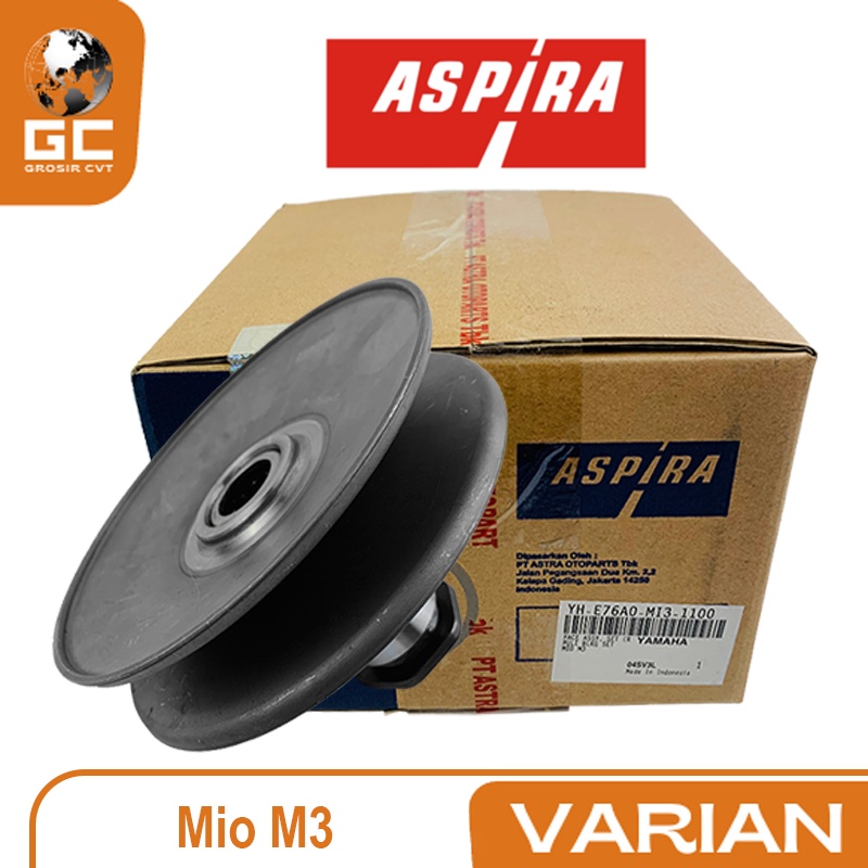 Pully Pulley Puli Belakang Yamaha Mio Fino X Ride Nouvo Soul GT FreeGo M3 S Z Sporty Smile Karburator Injeksi 110 115 125 ASLI ASPIRA OTOPART YH-E76A0-MI3-1100