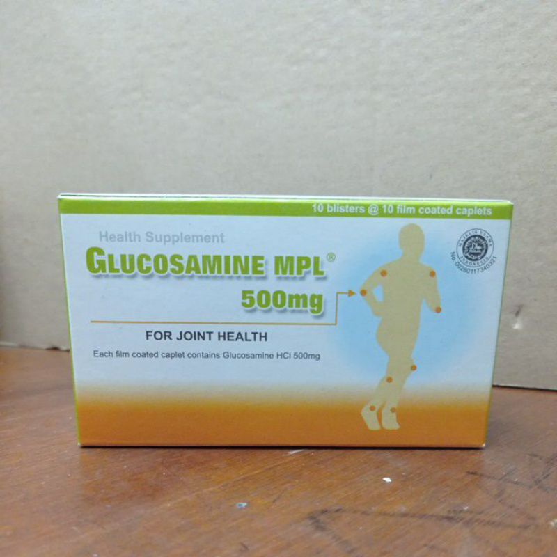 Jual Glucosamine 500mg untuk kesehatan persendian 1 box 100 tablet