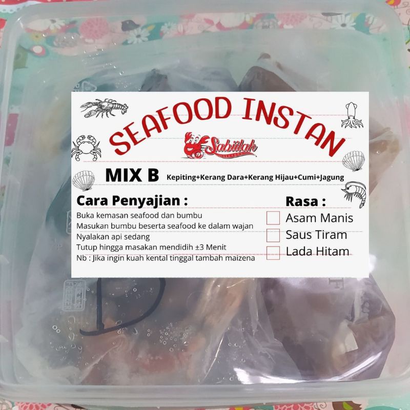 

Seafood Instan Mix B