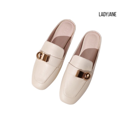 Sandal Wanita Ladyjane Rivete 37-40 Putih - local handmade