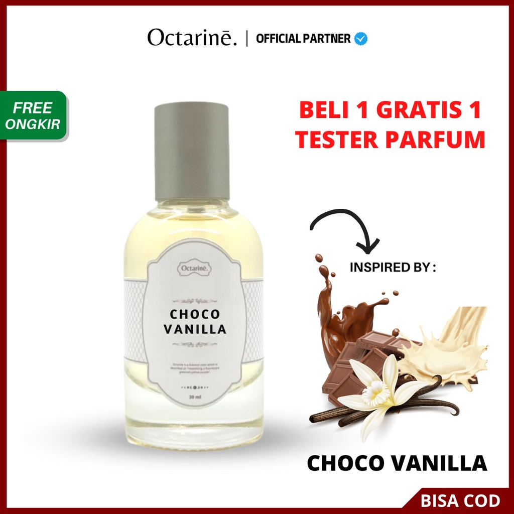 Parfum Wanita Pria Tahan Lama Aroma Vanilla Coklat by Octarine - Inspired by CHOCO VANILLA | Parfume Farfum Perfume Minyak Wangi Cewek Cowok Murah Original