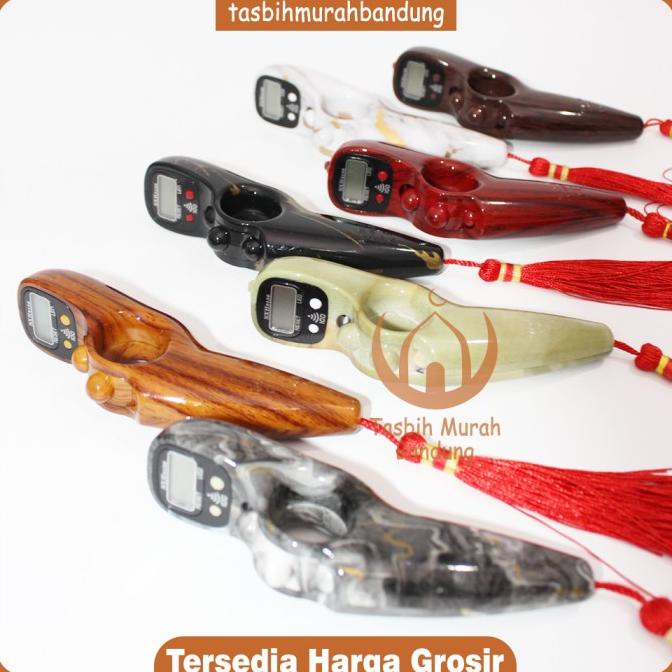 (SXH) Tasbih Digital Kayu ALARM + LED / Kayu Marble (TMB) (60622)