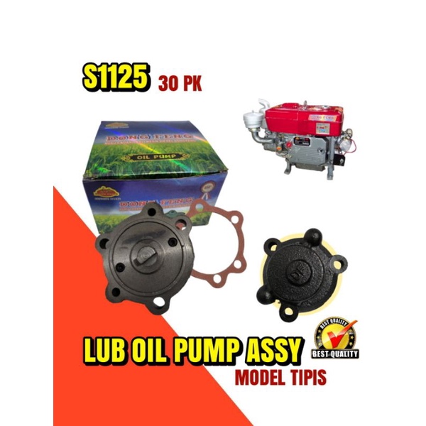 S1125 Lub Oil pump assy model tipis untuk mesin diesel 30PK
