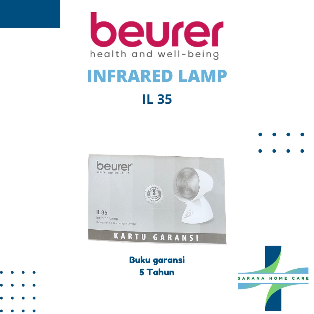 BEURER Infrared Lamp IL 35/alat terapi infrared/lampu infrared portable/heating therapy lamp