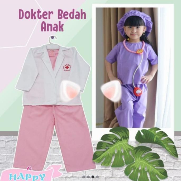 baju dokter bedah anak perempuan kostum dokter anak baju profesi