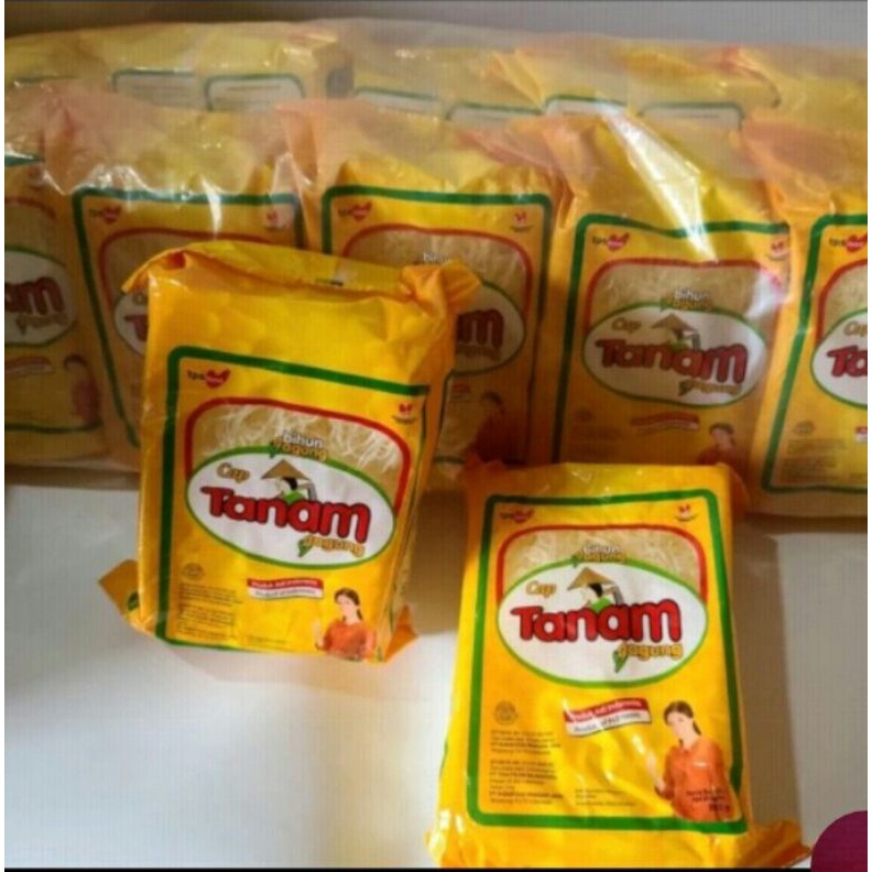 

Bihun jagung Cap Tanam Jagung 1 Bal isi 10 Pak 4keping 320gr