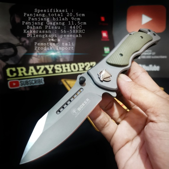 Brc Pisau Lipat Survival Boker Special Edition C117