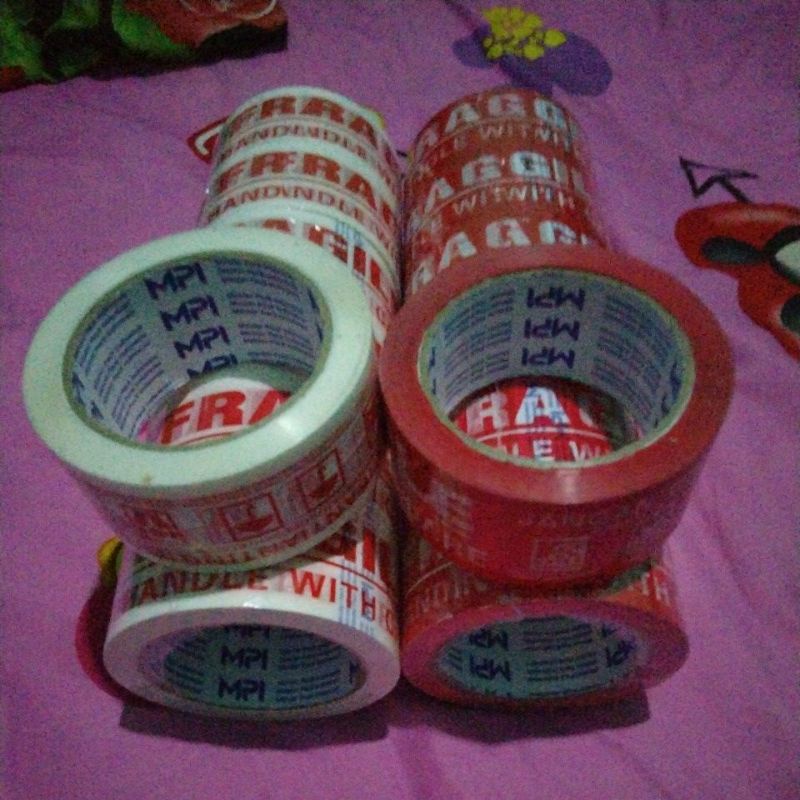 

lakban packing frigile 48mm x 100 yard