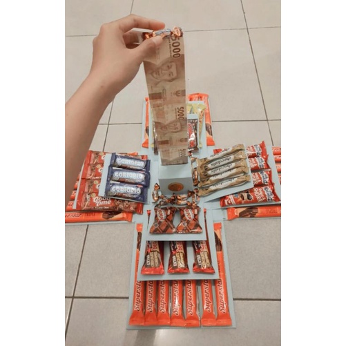 SNACK BOX 3 LAYER EXPLOSION BOX SURPRISE BOX SURPRISE BOX JAJAN ANAK