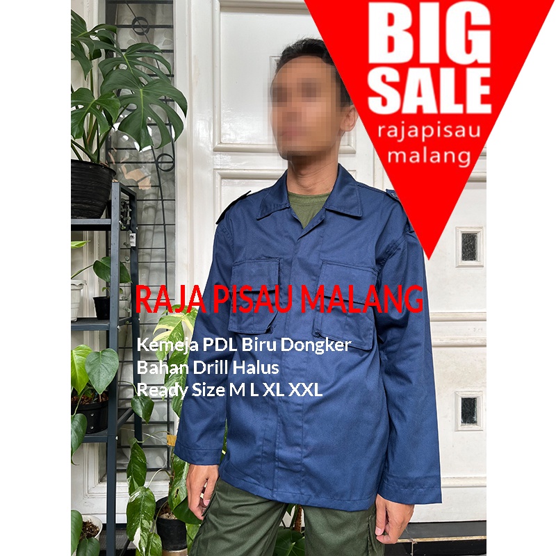 Seragam kemeja Baju PDL biru dongker