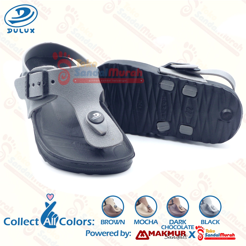 Toko Sendal Murah - Sandal Jepit Anak  Balita Ukuran 20 - 25 /  Sandal Tali Belakang Capit Jempol Model Birken Lily / Sandal Balita Alas Tebal Tali Jelly / Nyaman dan Awet [ Toko Sendal Murah  Kids 01 M 213 E-1]