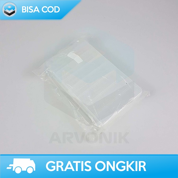 BOX PENYIMPANAN PERALATAN MANCING 14 SLOT BY LIXADA TRANSPARAN LX01