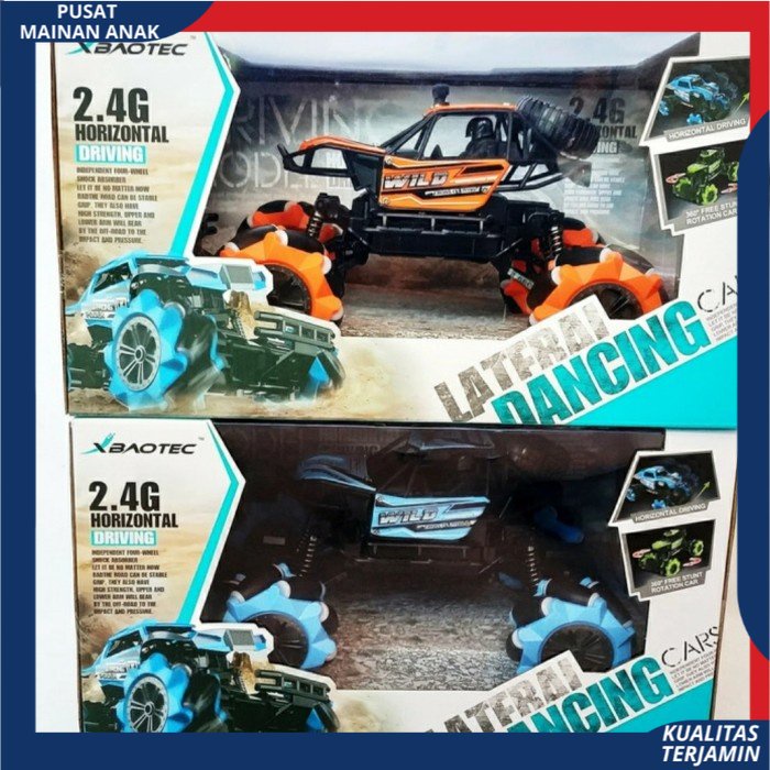 RC Rock Crawler 4 wd Remot Kontrol Mainan anak Mobil Lateral dancing remote control Baterai cas Berlampu