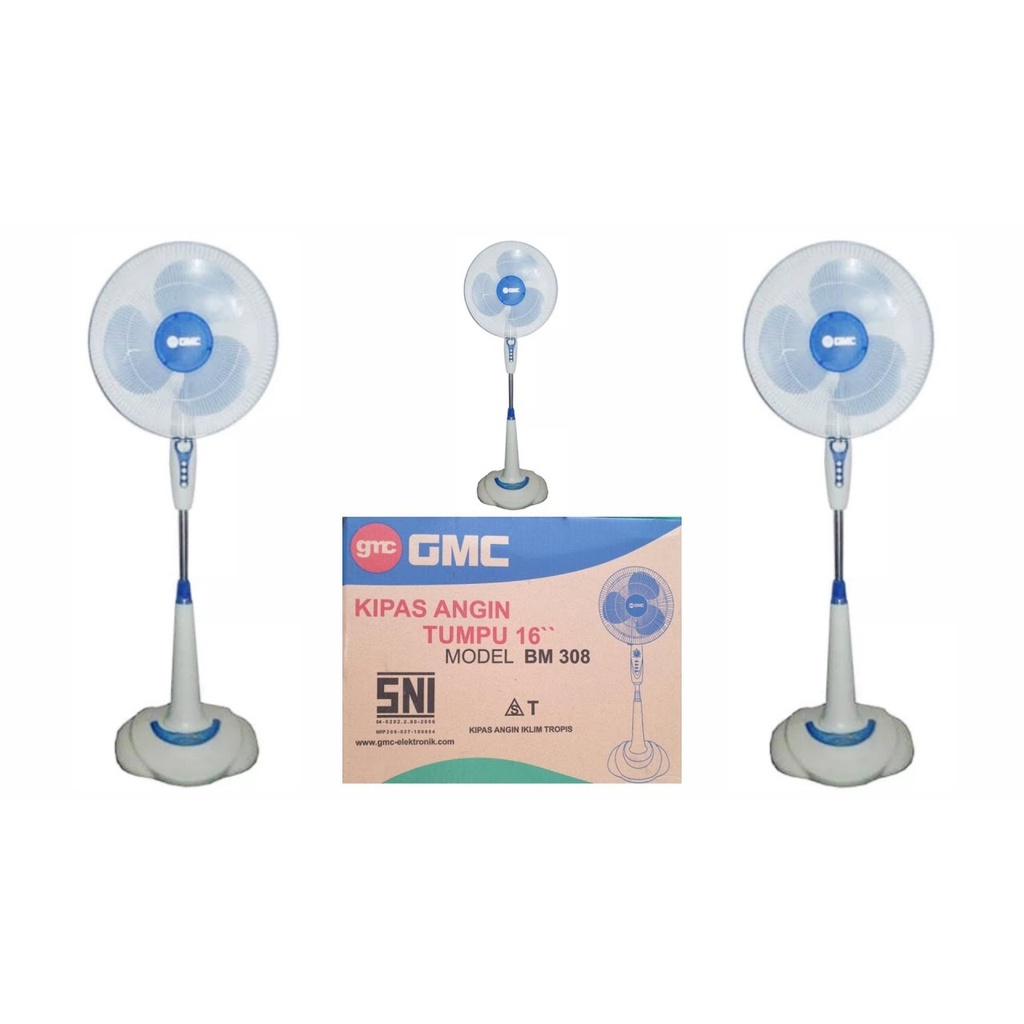 GMC Kipas Angin Berdiri Stand Fan 16 Inch BM 308