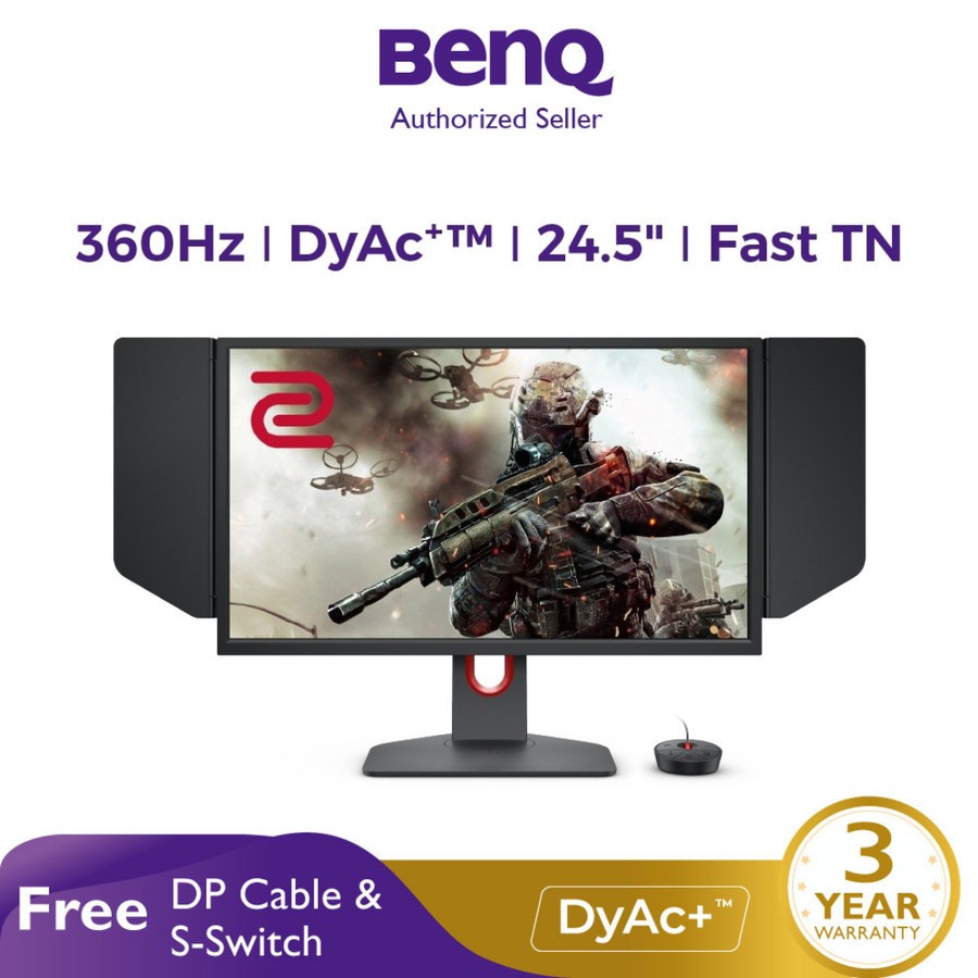 BenQ Zowie XL2566K 24.5inch 360Hz DyAc+ Full HD eSports Gaming Monitor