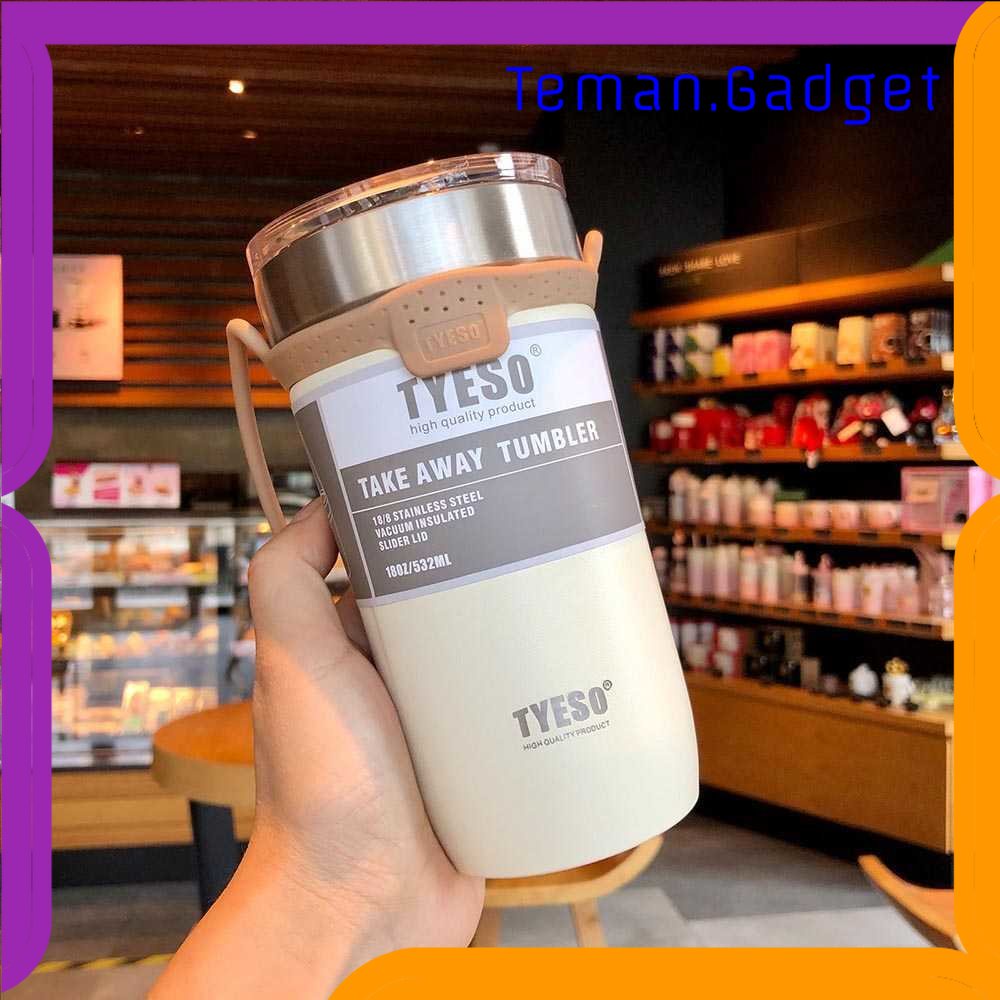 TG - DPR TYESO Botol Minum Mug Tumbler Thermos Stainless Steel 600 ml - TS-8726