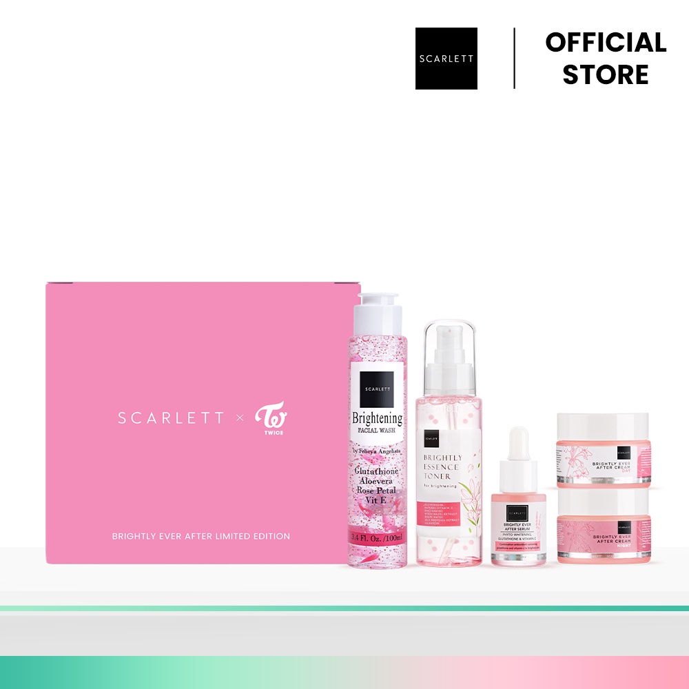 Scarlett Whitening Brightly Ever After Package Limited Edition - Paket Scarlett Brightly Series