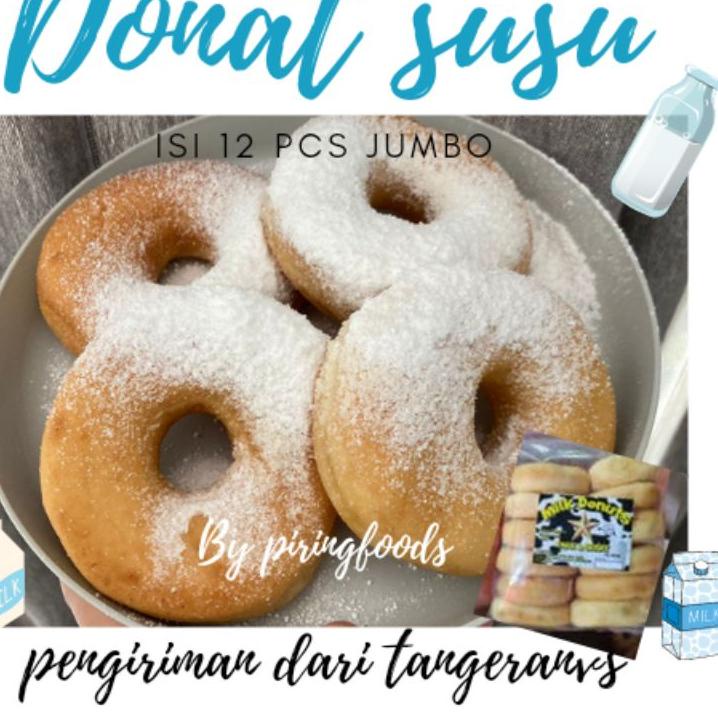 

DONAT KENTANG SUSU/ MILK POTATO DONUTS FREE GULA HALUS ISI 12 PCS