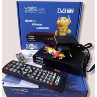 SET TOP BOX TV DIGITAL VISIO DVB T2