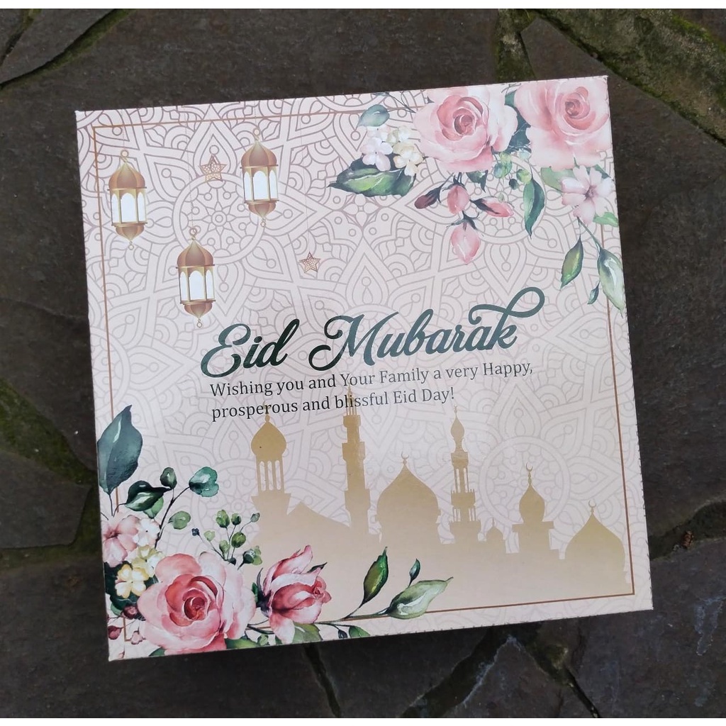 

BOX EID MUBARAK (PER PCS) - DUS KUE IDUL FITRI LEBARAN/PARCEL KUE LEBARAN