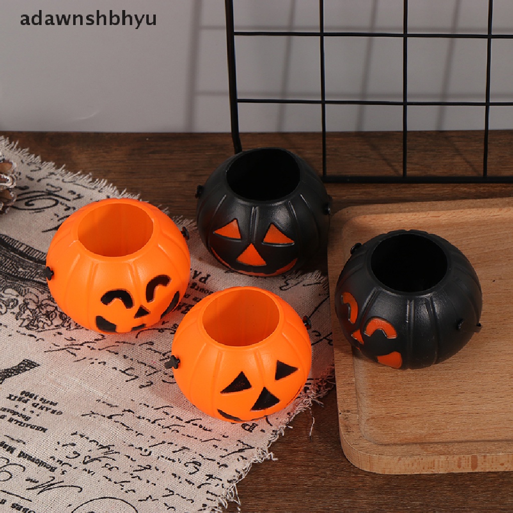 Adawnshbhyu Halloween Party Props Plastik Labu Bucket Dekorasi Halloween Dekorasi ID