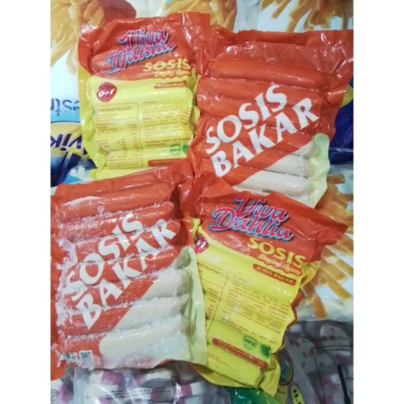 

Sosis Bakar Merk Viva Dahlia 500 gram Isi 7pcs