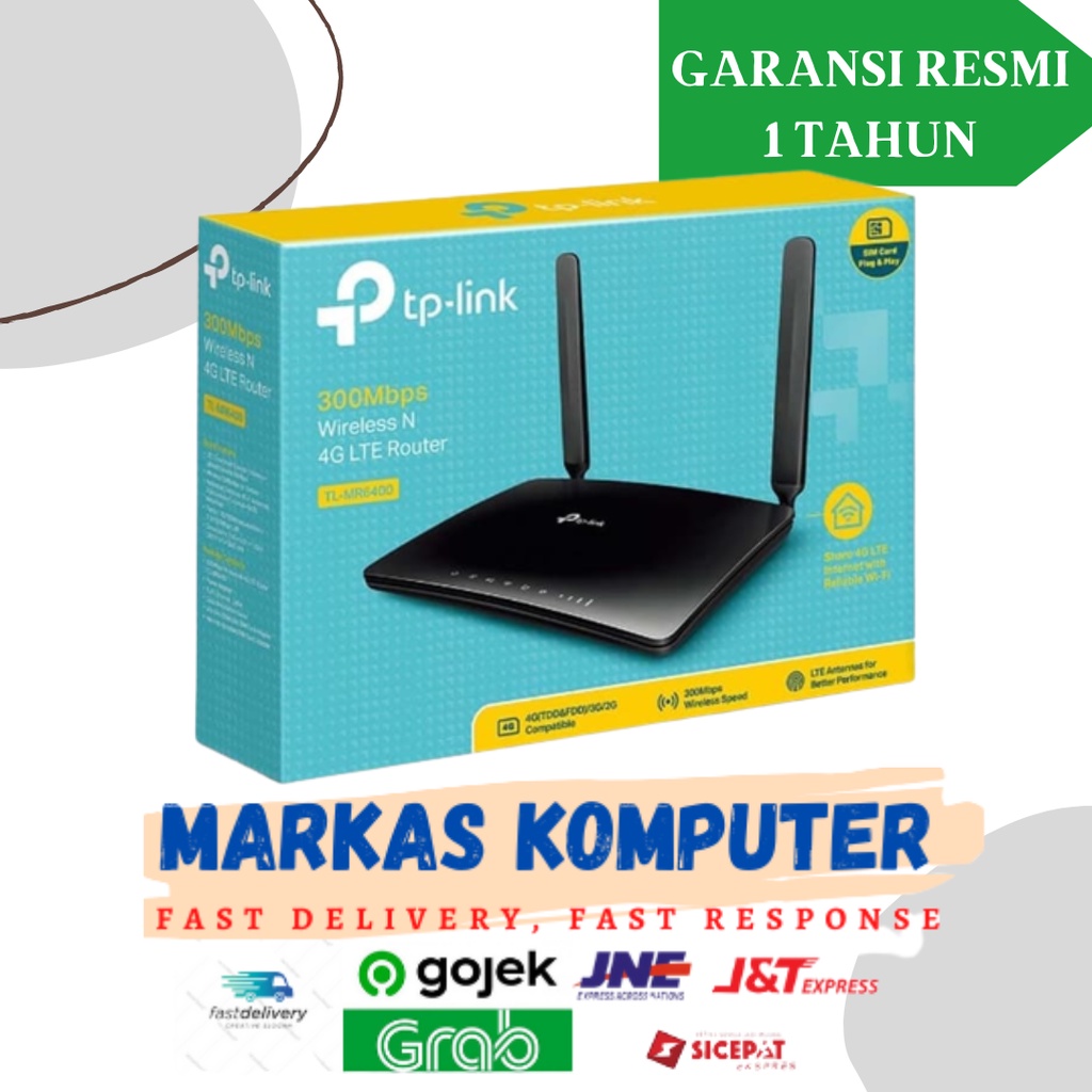 TP-Link SIM Card GSM 3G/4G Router - TPLINK TL-MR6400