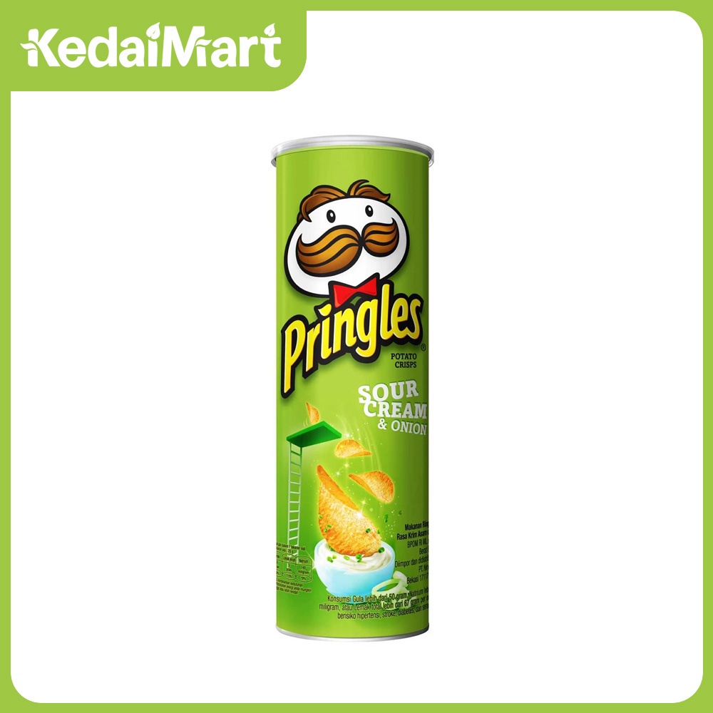 

Pringles Potato Chips Sour Cream & Onion 107 Gram