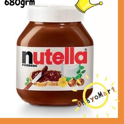 

Telah Hadir Nutella Ferrero spread 680g / Nutella Selai Chocolate Hazelnut 680grm BPOM FG5`