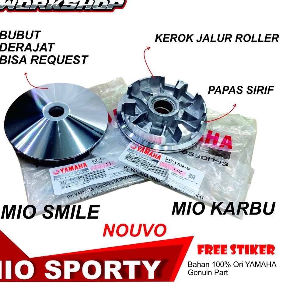 Harga TERMURAAH.. PULLEY MIO RUMAH ROLLER MIO RACING RUMAH ROLLER MIO SPORTY MIO SMILE RUMAH ROLLER 