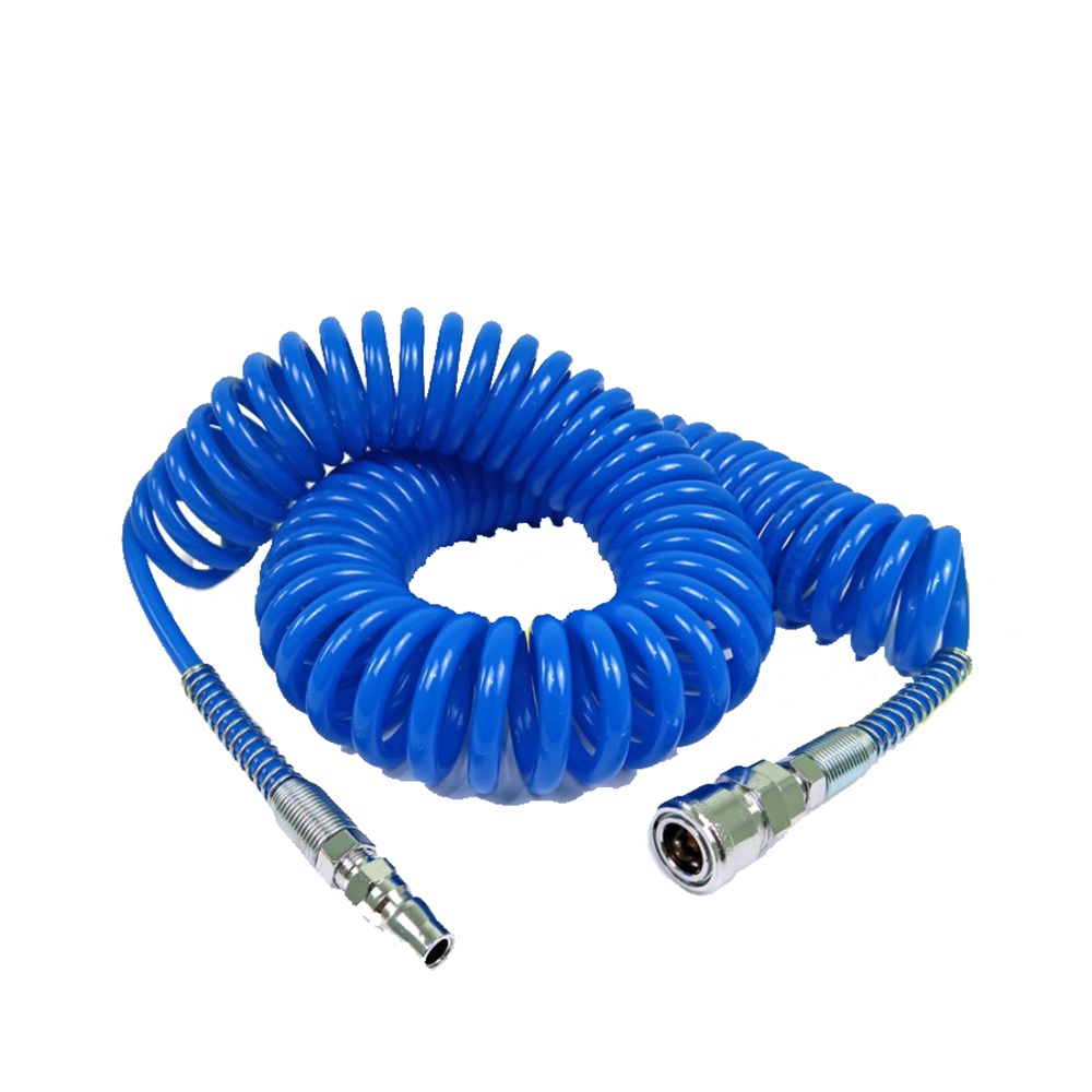 MOLLAR SELANG SPIRAL 9 METER MESIN KOMPRESOR ANGIN AIR RECOIL HOSE 9M