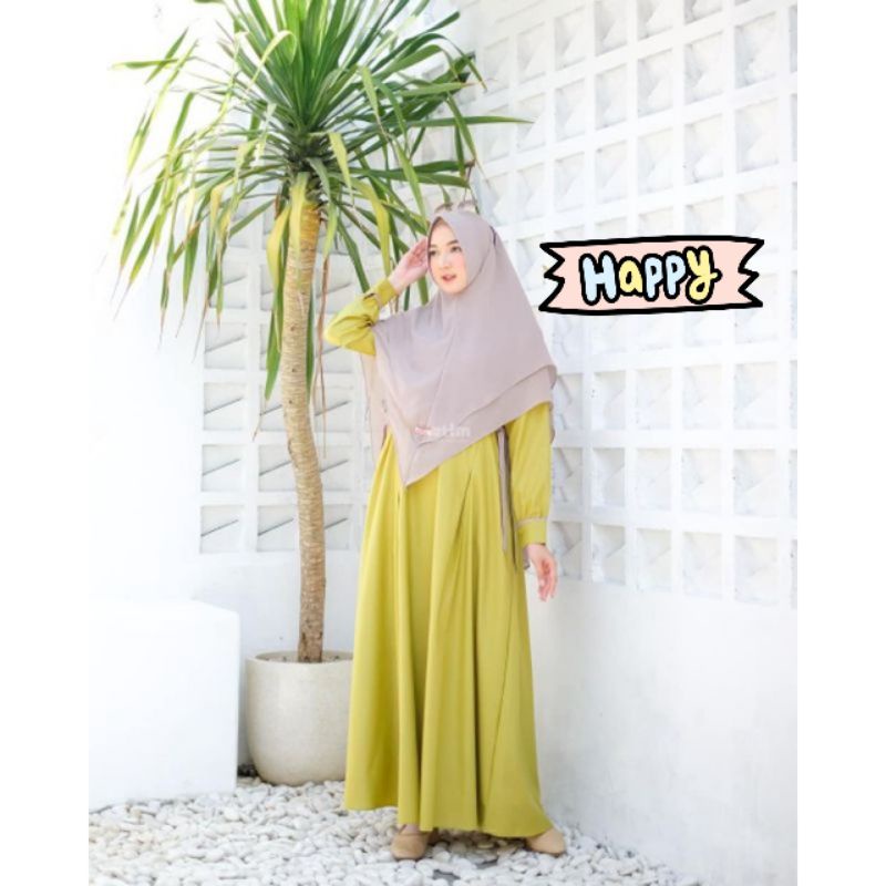 NASRA SYARI - Baju Gamis Busui Dress Wanita Fashion Muslim Ukuran M L XL XXL 3XL 4XL Jumbo Untuk Aca