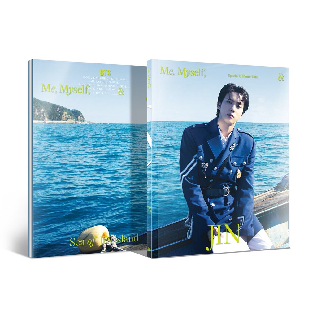 BTS PHOTOCARD ME, MYSELF AND JINISLAND  [BTS PHOTOFOLIO] [JIN MANCING]