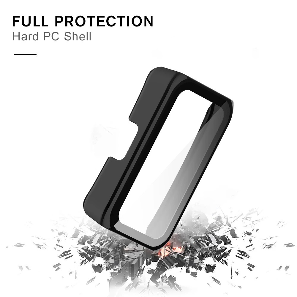 Huawei Band 6/7 Screen Protector 2 in 1 Case PC With Tempered Glass Honor Band 6  Hard Case Full Covered