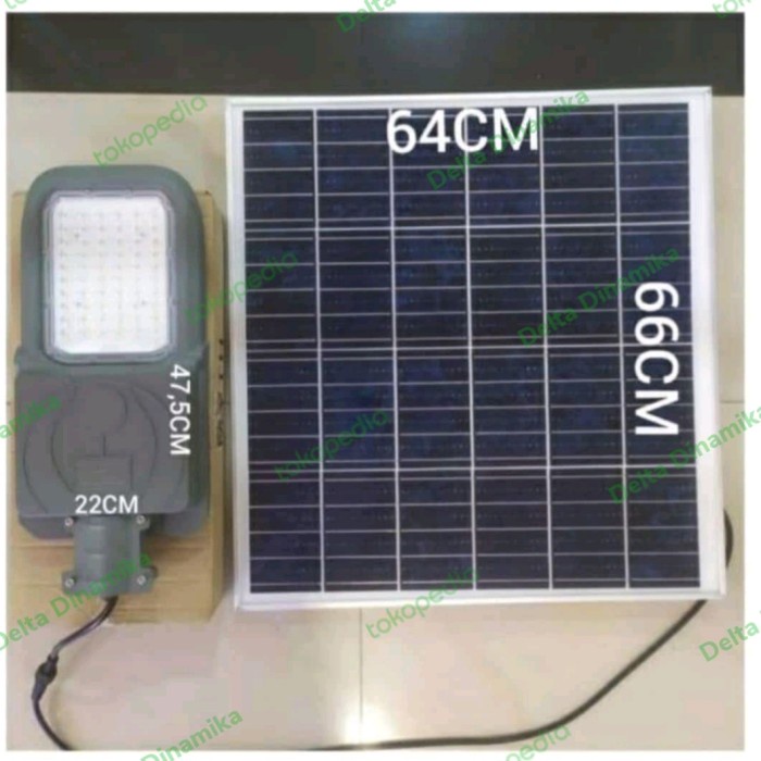 PJUTS 60 WATT LAMPU JALAN PJU SOLAR CELL 60WATT TENAGGA SURYA 60 W