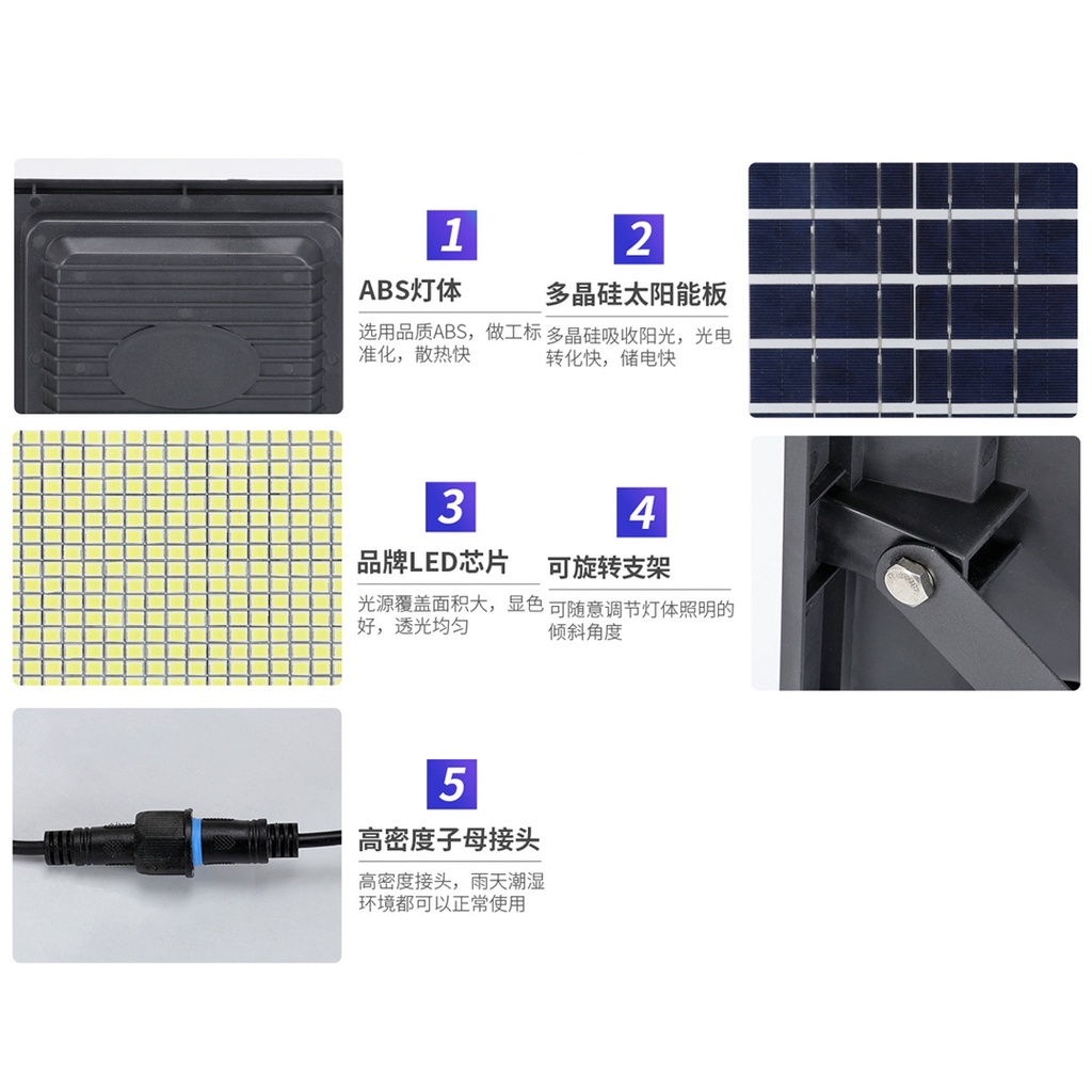 Solar Light / Lampu Surya / Led Outdoor  Light Cell REAL 100W