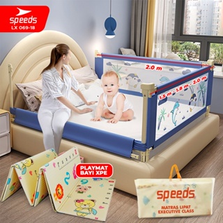 Image of SPEEDS Pengaman Pagar Kasur Perlindungan Bayi Tempat Tidur Bedguard Baby Bedrail Aman 067-18
