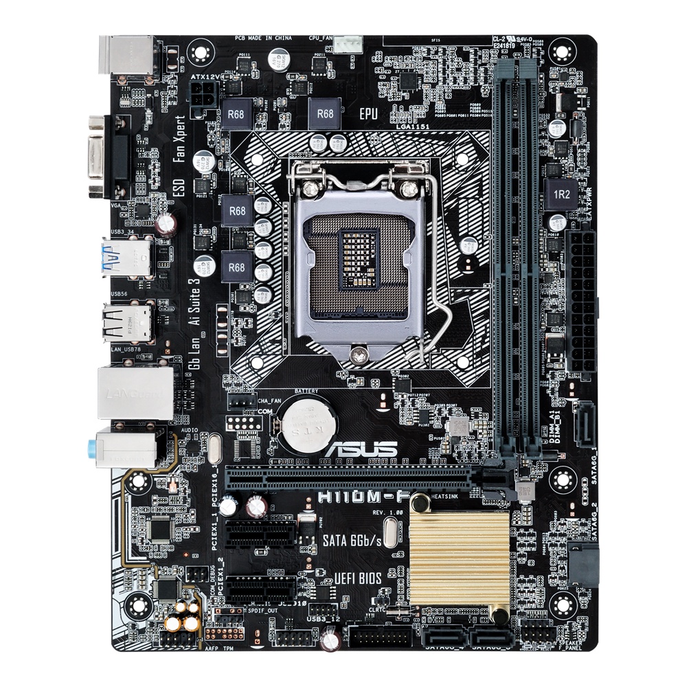 MOTHERBOARD ASUS H110M-F SOCKET 1151