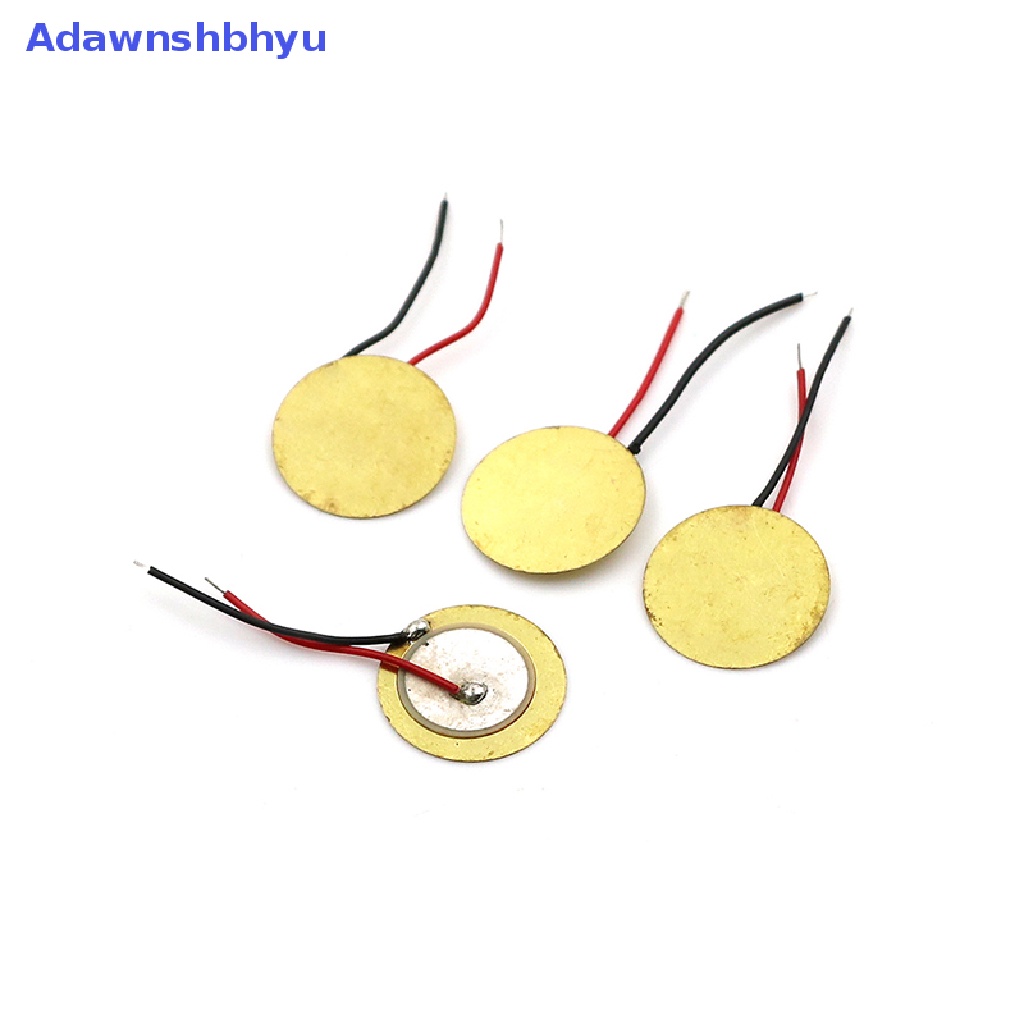 Adhyu 10pcs Plat Wafer Keramik Piezoelektrik Dia 15mm Untuk Buzzer Loudspeaker ID