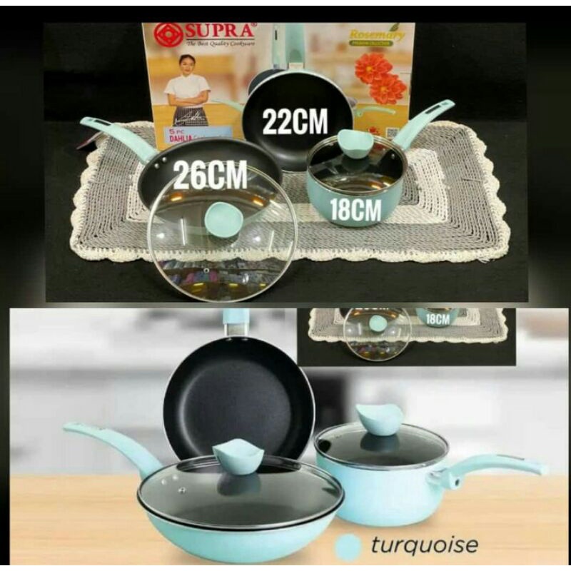 Supra Dahlia Cookware Set Tosca
