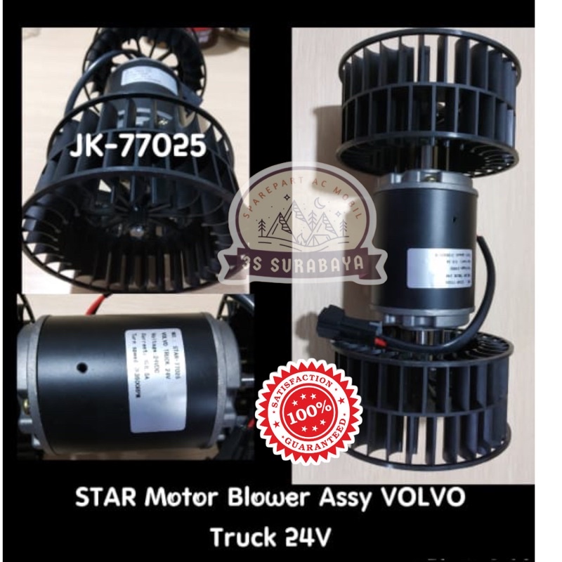 Motor Blower Ac Volvo Truck Alat Berat 24V