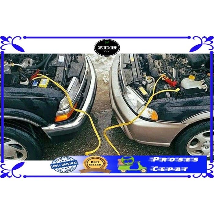 kabel jumper aki mobil 200 A panjang 2.5m merk krisbow